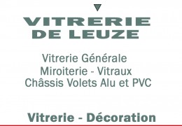 Vitrerie de Leuze: Digitalisation du logo